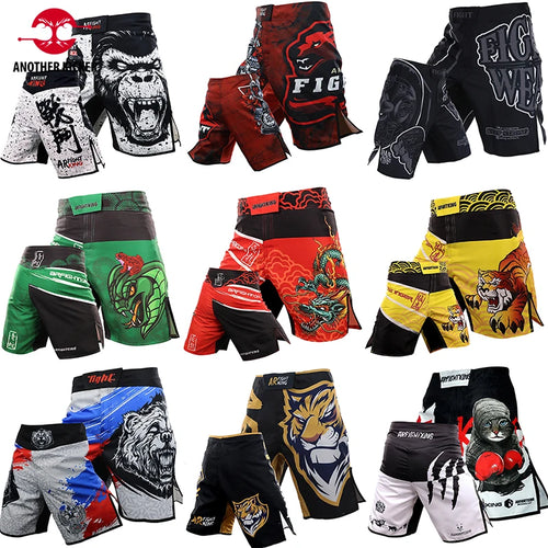 Tiger MMA Pants Combat Boxing Shorts for Men Fitness Gym Sports Jiu-Jitsu Kickboxing Muay Thai Shorts Crossfit BJJ Fight Wear