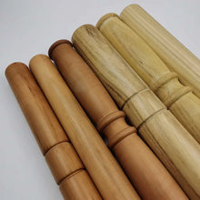 Cargar imagen en el visor de la galería, Wooden Tai Chi Ruler Roll Stick Solid Wood Tai Chi Stick Creative Wood Exercise Equipment