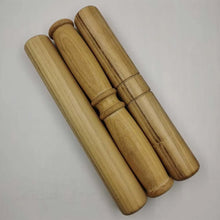 Cargar imagen en el visor de la galería, Wooden Tai Chi Ruler Roll Stick Solid Wood Tai Chi Stick Creative Wood Exercise Equipment