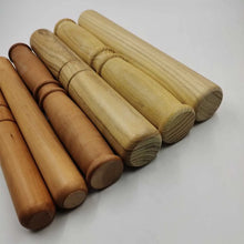 Load image into Gallery viewer, Wooden Tai Chi Ruler Roll Stick Solid Wood Tai Chi Stick Creative Wood Exercise Equipment