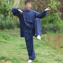 Load image into Gallery viewer, Tai Chi Uniform Cotton 5 Colors High Quality Wushu Kung Fu Clothing Kids Adults Martial Arts Wing Chun Suit Martial Arts Uniform