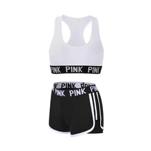 Cargar imagen en el visor de la galería, New Yoga Set Women Hollow Beauty Back Sports Bra+Hip Lifting Sports Shorts Workout Set Seamless Fitness Gym Set Sportswear