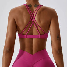 Load image into Gallery viewer, Sports Bra Women Gym Push Up Bra Training Running Bralette Yoga Top Stretch Underwear Workout Fitness Tank Top Women Sports Vest