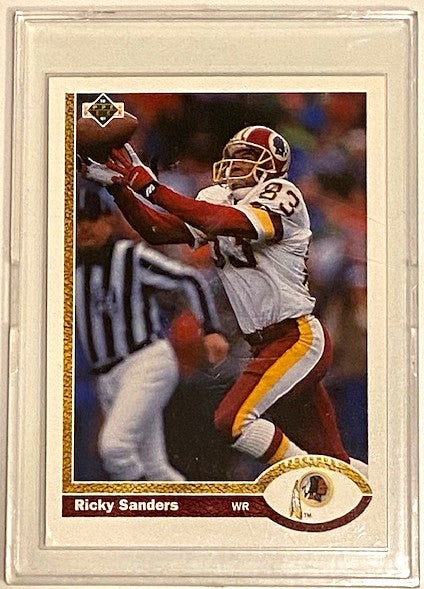 Ricky Sanders - UPPER DECK 1991, Washington Redskins/Commanders