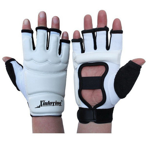 Taekwondo Gloves Fighting Hand Protector WTF Approved Martial Arts Sports Hand Guard  PU Leather Fitness Boxing Gloves