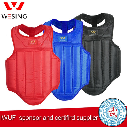 Wesing Sanda Martial Arts Chest Guard Boxing Chest Guards MMA Muay Thai Chest Protectors Plus Size 2XL