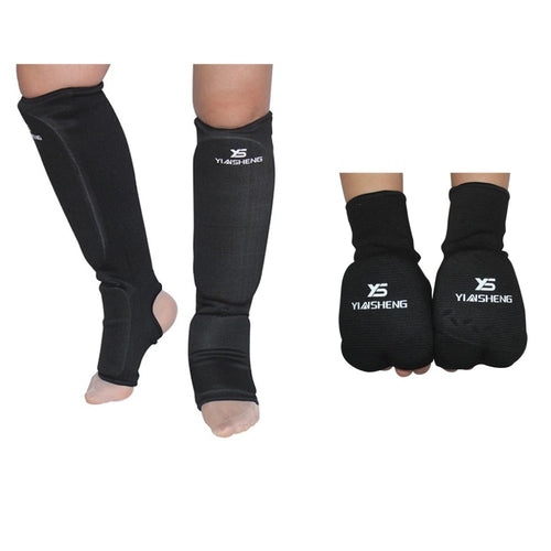 Taekwondo glove foot protector karate sparing hand feet guard TKD ankle guard Martial arts protection half finger glove